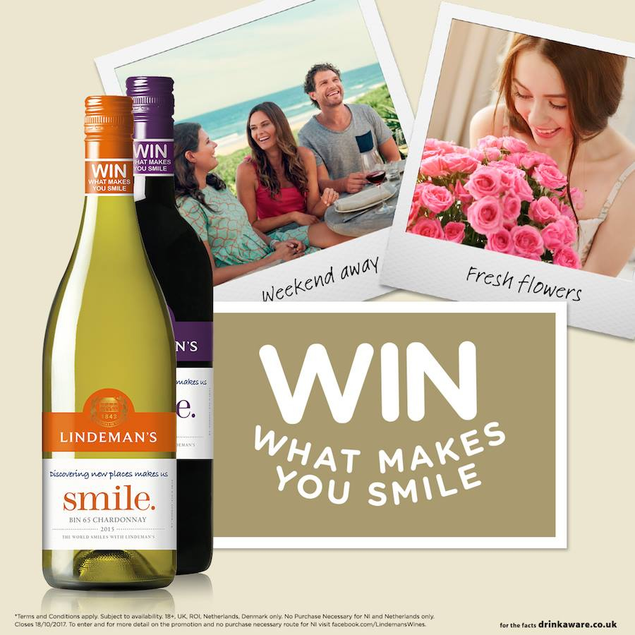 Treasury Wine Estates (TWE) is launching a new on-pack promotion in the UK, Netherlands and Denmark as part of its new global multi-million dollar “The World Smiles with Lindeman’s” marketing campaign.