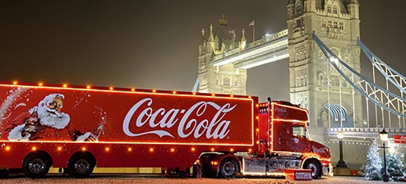 Coca-Cola’s iconic Coca-Cola Christmas truck tour kicks off this year on November 17th 2016, with visits planned for 44 stops locations across the UK in the run up to Christmas Day. Plus, for the first time, the truck will also be making appearances on fans’ Twitter feeds – anyone tweeting #HolidaysAreComing will see the Coca-Cola Christmas truck appear in their tweet.