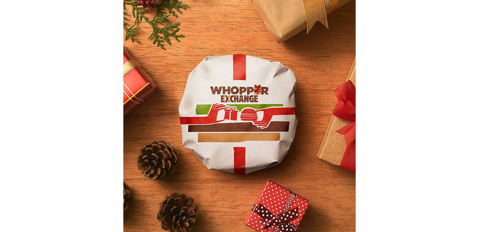 Burger King is running a promotional campaign this Christmas where it will swap an unwanted present for a burger. On Boxing Day (December 26th 2016), selected Burger King outlets will let customers bring in gifts of any value to exchange for one free burger. All presents received will be donated to a local charity.