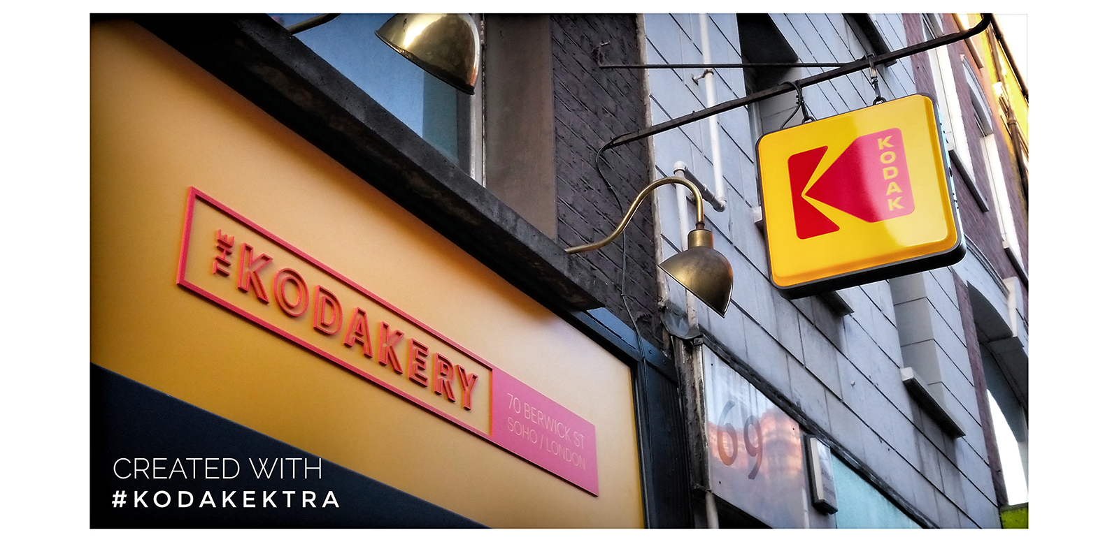 Kodak has opened a pop-up shop in London’s Soho called The Kodakery, as part of the launch of the Kodak Ektra Smartphone, the brand’s new photography-first smartphone which went on sale for the first time at the start of December.