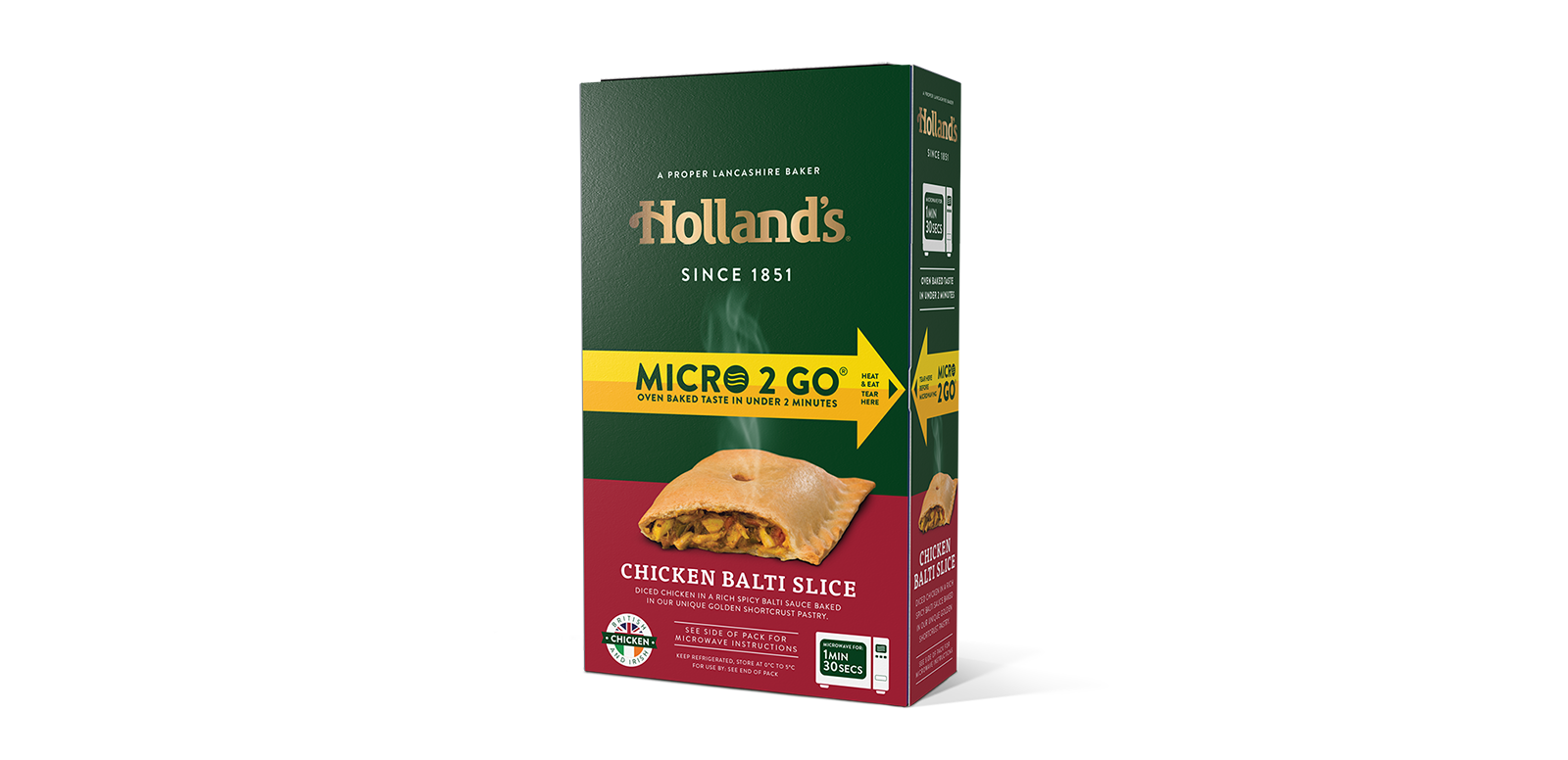 Lancashire-based bakery Holland’s Pies is offering businesses, community groups and households across the North West of England the chance to win a ‘canteen kit out’ as it continues to promote its Micro 2 Go slice range.