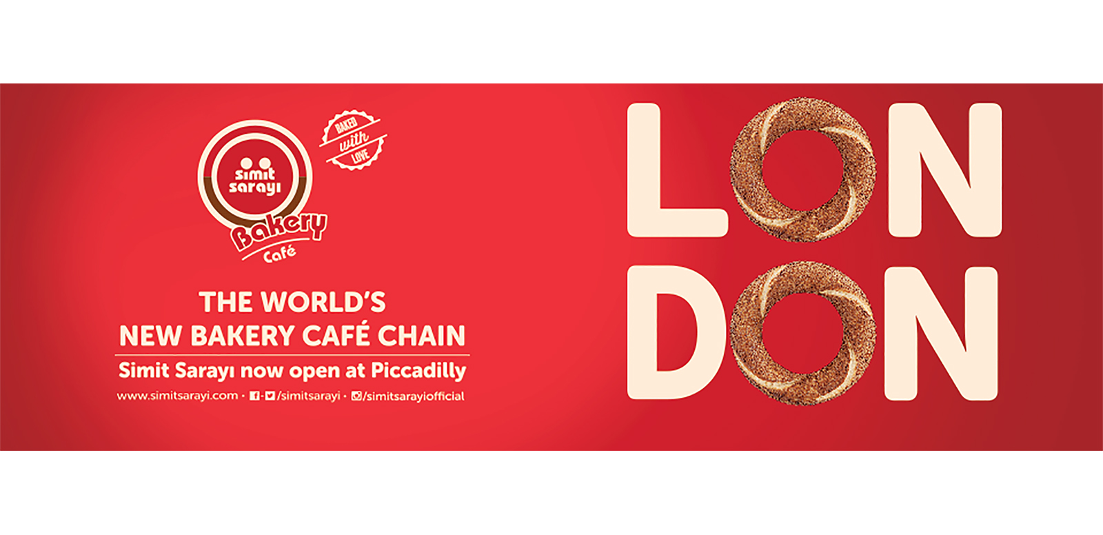 Global Turkish bakery cafe chain Simit Sarayi has launched a "Circle of Love" mobile campaign, promoting the idea of sharing happiness with loved ones during the holiday season and the New Year.