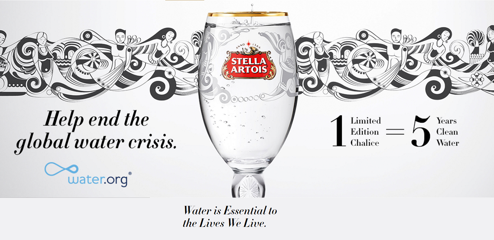 Stella Artois and Water.org used last week’s World Economic Forum (WEF) meeting in Davos to call on international business leaders, corporations, media and consumers to join them in committing to help end the global water crisis.