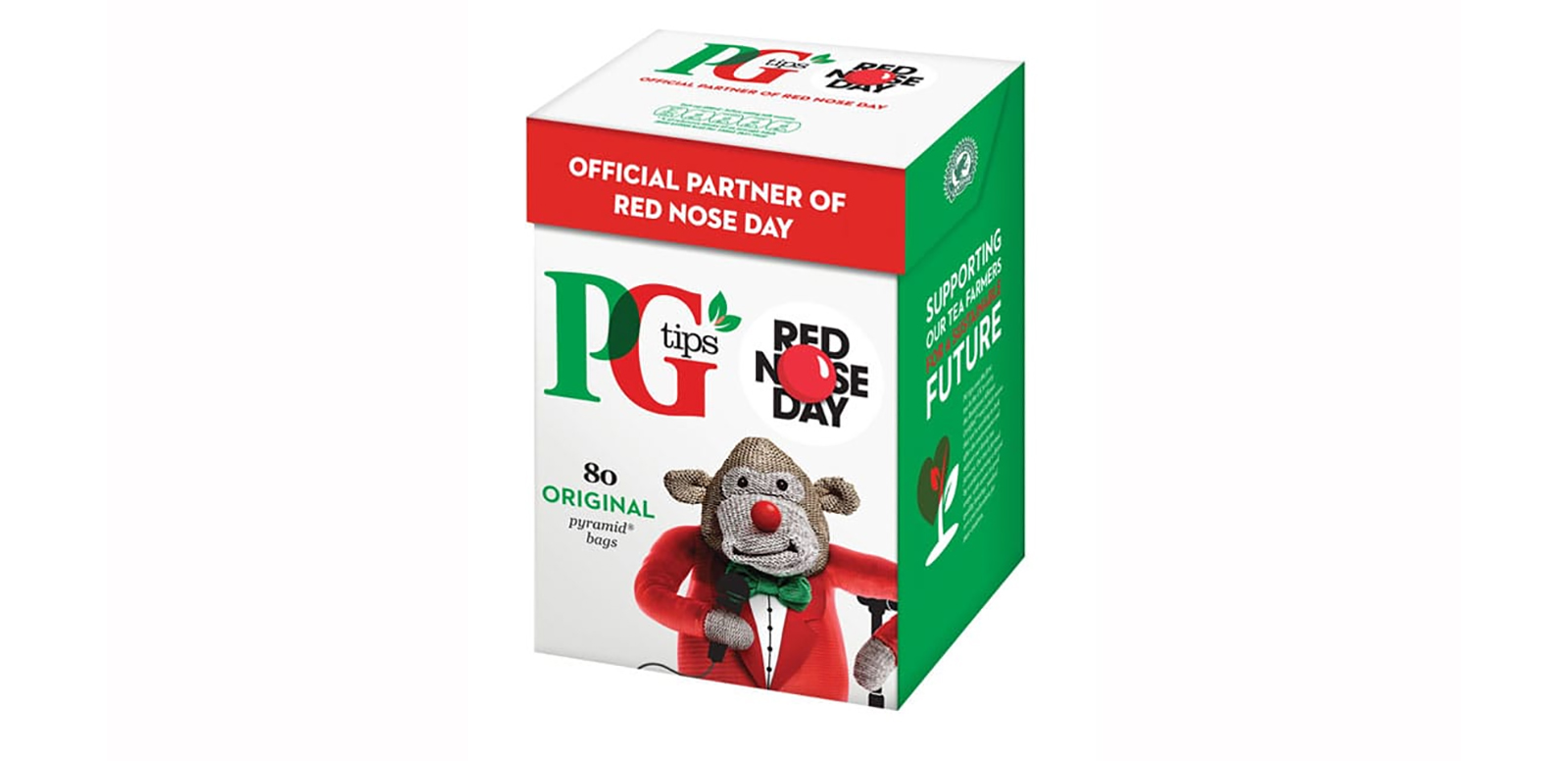 PG tips is the official Red Nose Day partner for the 2017 charity fundraising initiative, organised by Comic Relief. The brand has launched a #1MillionLaughs campaign to get the public sharing jokes across social media using the hashtag, and has committed to donating £300,000 to this year’s Red Nose Day, which takes place on 24th March 2017.
