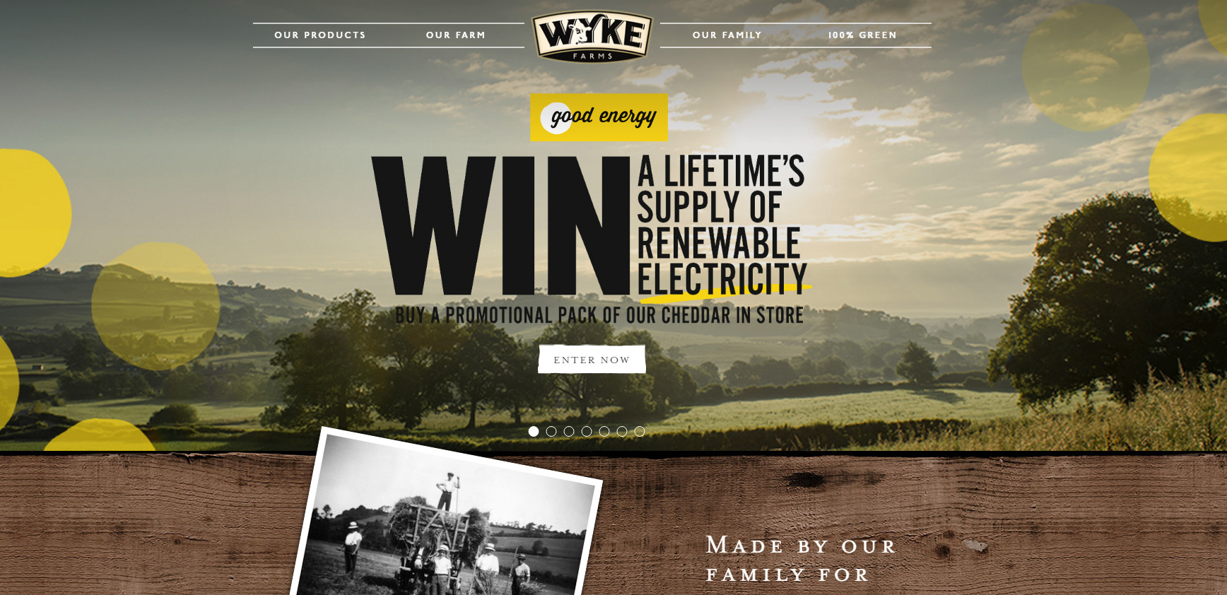 Wyke Farms, the UK’s largest independent cheese producers and also generators of renewable energy, has announced a national partnership with Good Energy, the 100% renewable electricity and green gas company.