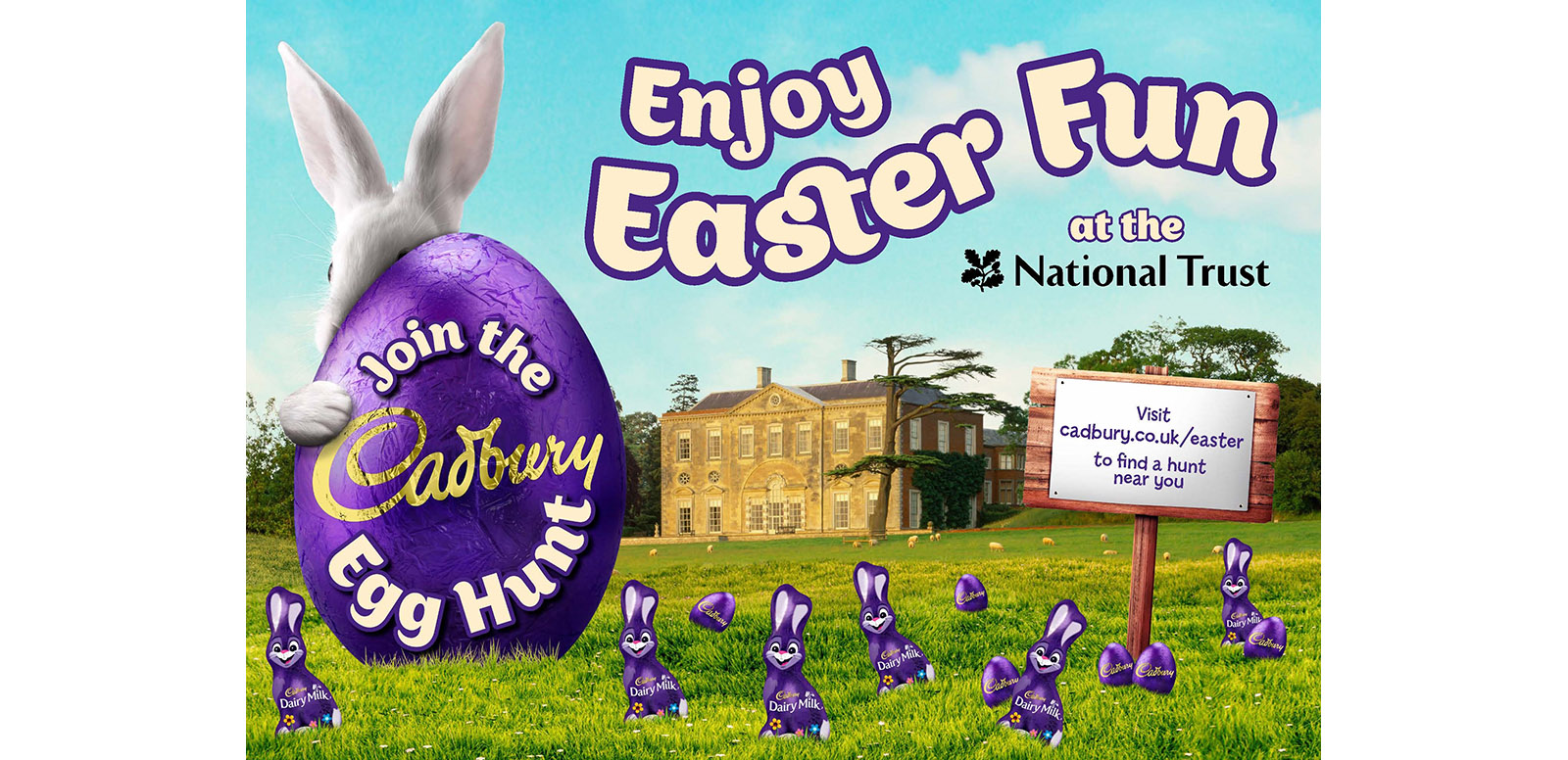 Mondelēz-owned confectionery brand Cadbury is again partnering the National Trust and National Trust for Scotland for the Cadbury’s Great British Egg Hunt campaign. The annual Easter egg hunt, which launches on Friday 14th April and runs nationwide over the Easter weekend, forms part of Cadbury’s wider seasonal campaign.