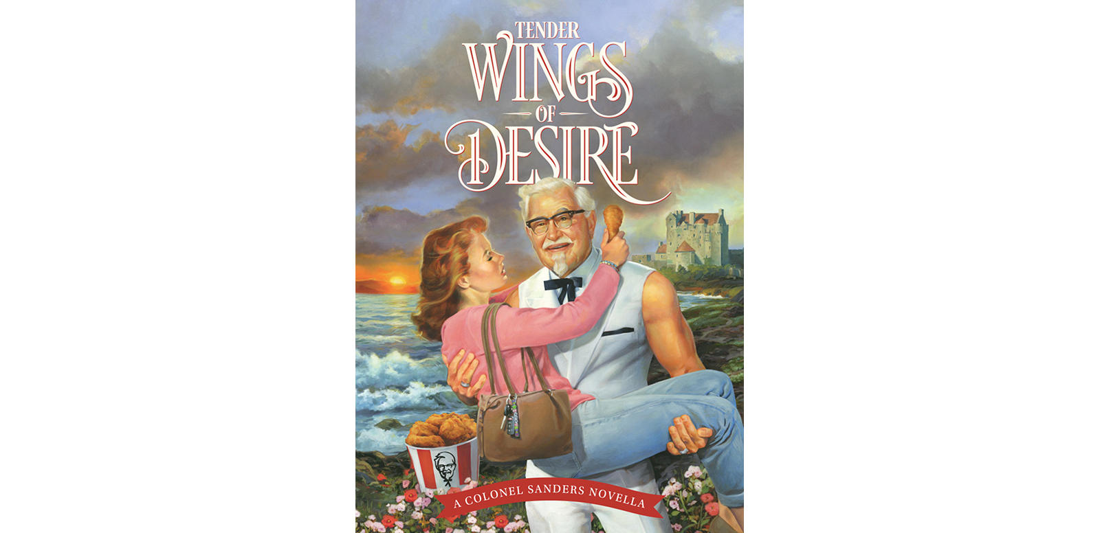 To celebrate Mother’s Day in the US, KFC is giving away a free romance novella, ‘Tender Wings of Desire’, featuring founder (and now brand character) Colonel Harland Sanders as the love interest.