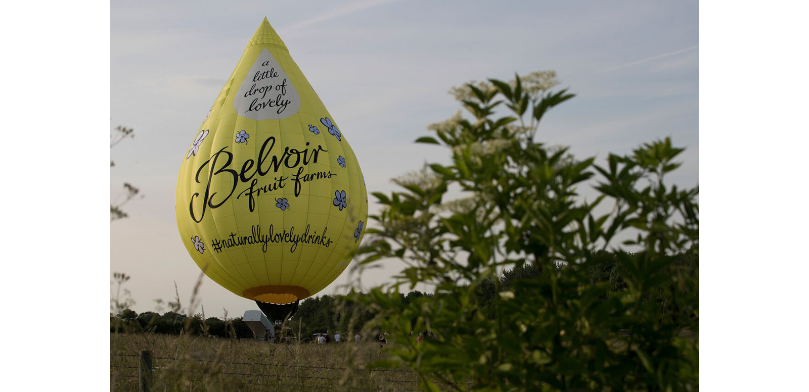Belvoir Fruit Farms, makers of the Belvoir brand of fruit cordials, is backing its Little Drop of Lovely marketing campaign with a hot air balloon which will tour UK food and countryside festivals, including Bristol Balloon Fiesta, and selected supermarkets.