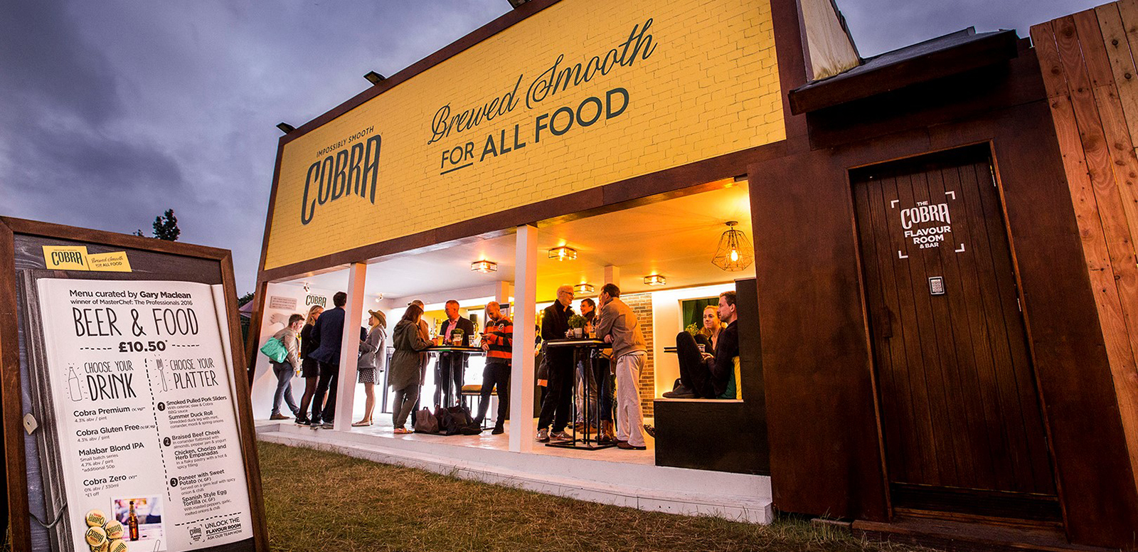 Molson Coors has launched a campaign designed to celebrate its award-winning beer brand Cobra’s strong connection with food.