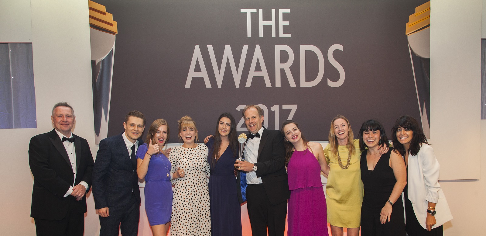 IPM Awards 2017: Sense collects the IPM Awards 2017 Grand Prix from Lord Black of Brentwood (left)