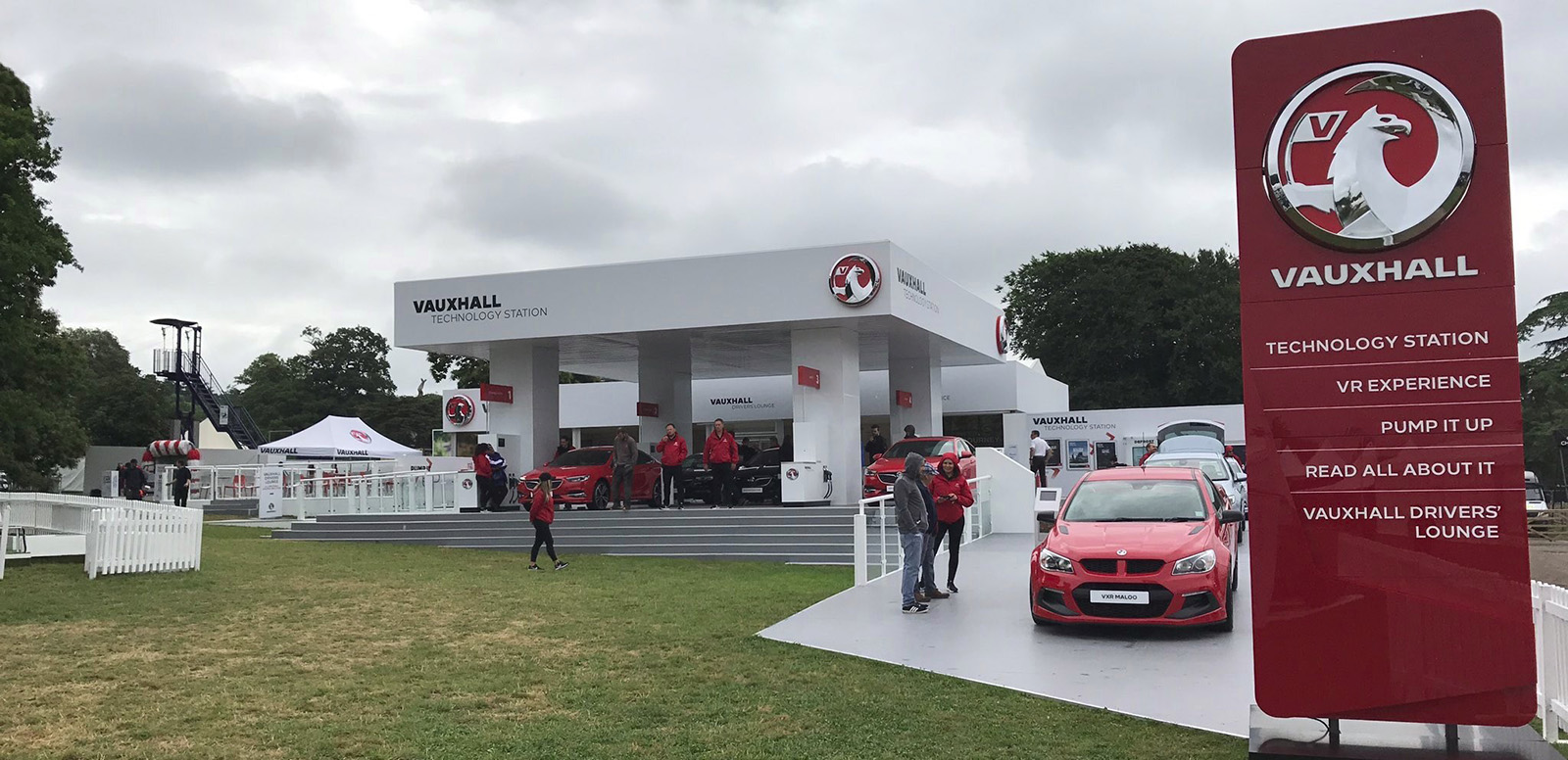 Car manufacturer Vauxhall has delivered a fully immersive experience at this year’s Goodwood Festival of Speed, including a Virtual Reality driving simulation, a ‘digital windscreen defrost’ challenge, a Vauxhall Car Wash fun photo opportunity and child-friendly areas.