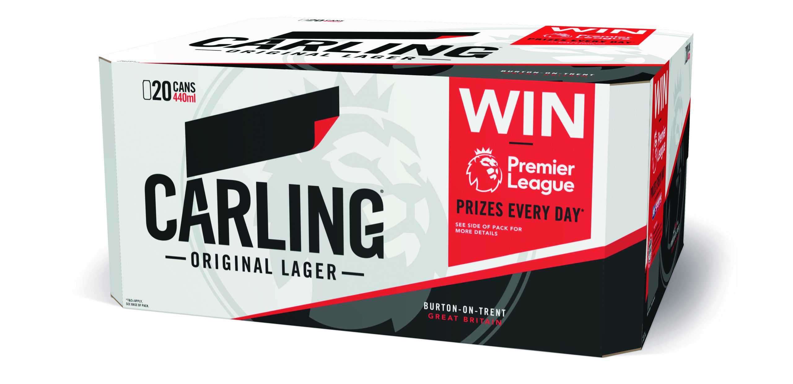 Carling has launched a new on-pack promotion giving consumers the chance to win an array of Premier League prizes, including the trophy itself (for a day).