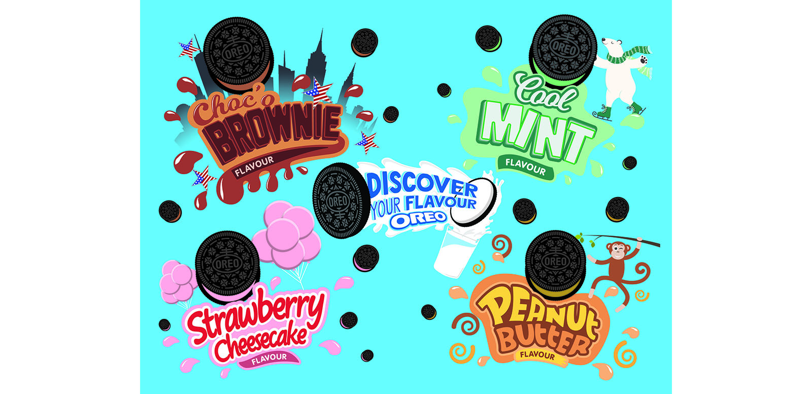 Global food group Mondelez has launched a UK roadshow to back Oreo’s new ‘Discover Your Flavour’ campaign, promoting the new Choc’o Brownie flavour, as voted for by the public, along with the existing Strawberry Cheesecake, Peanut Butter and Cool Mint cookies.