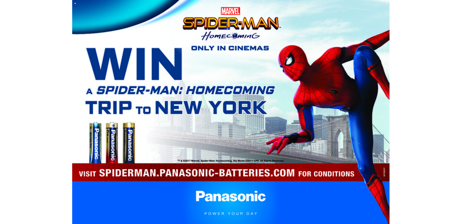 Panasonic has launched an on-pack promotion in the UK in conjunction with the release of the Sony film, Spider-Man: Homecoming.