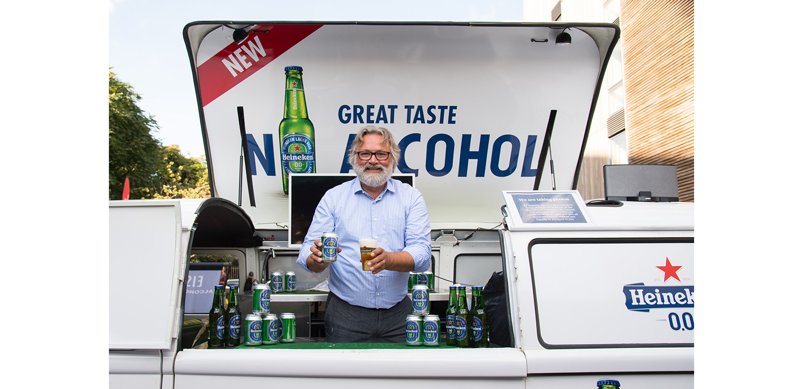 Heineken 0.0 alcohol-free lager was one of the sponsors for the first-ever Mindful Drinking Festival in mid-August.
