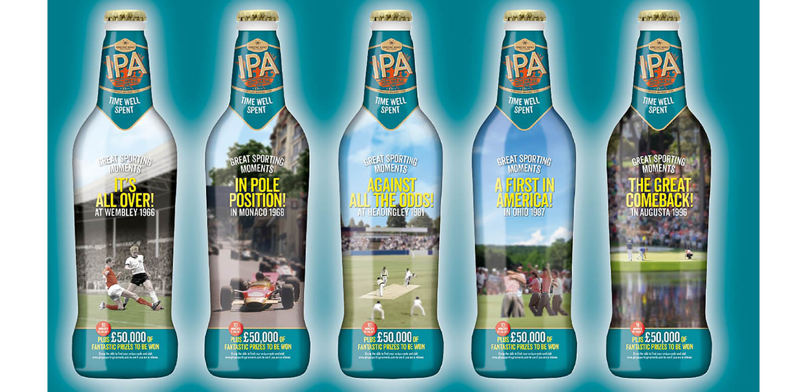 Greene King, the official beer sponsor of English cricket and grass-roots rugby, is hosting a major sports-themed nationwide on-pack promotion, created and implemented by Farnham-based marketing agency Ten Feet Tall.