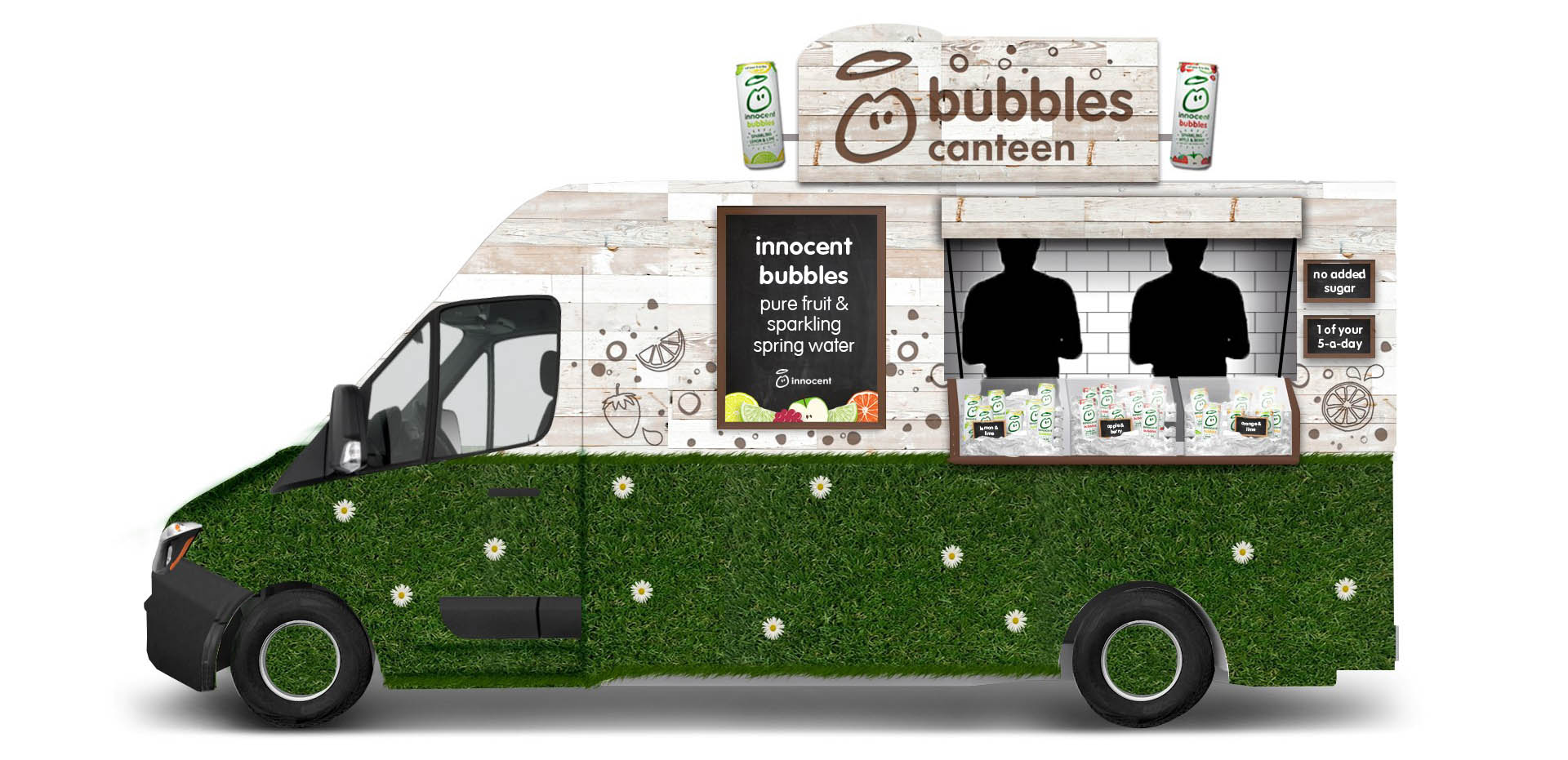 Soft drinks brand innocent, which is owned by Coca-Cola, is supporting its recently-launched innocent Bubbles range with an experiential roadshow and sampling campaign across London.