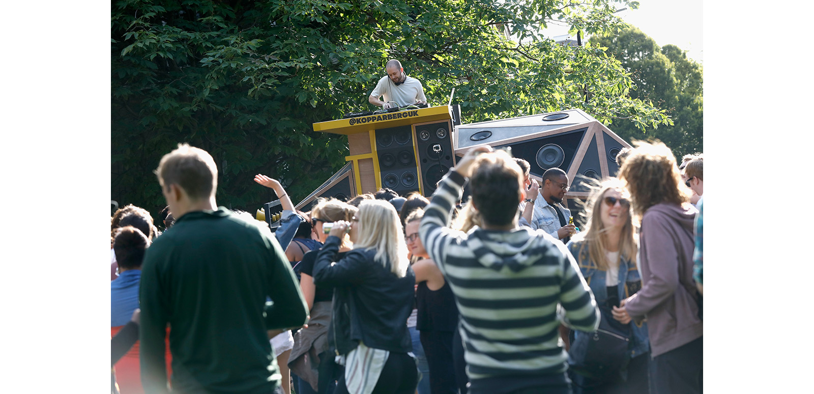 Swedish fruit cider brand Kopparberg has ended its UK summer experiential activation campaign in style, with a brand-new activation, ‘The Recycling Rig’, a giant machine which rewards consumers who recycle with great summer music.