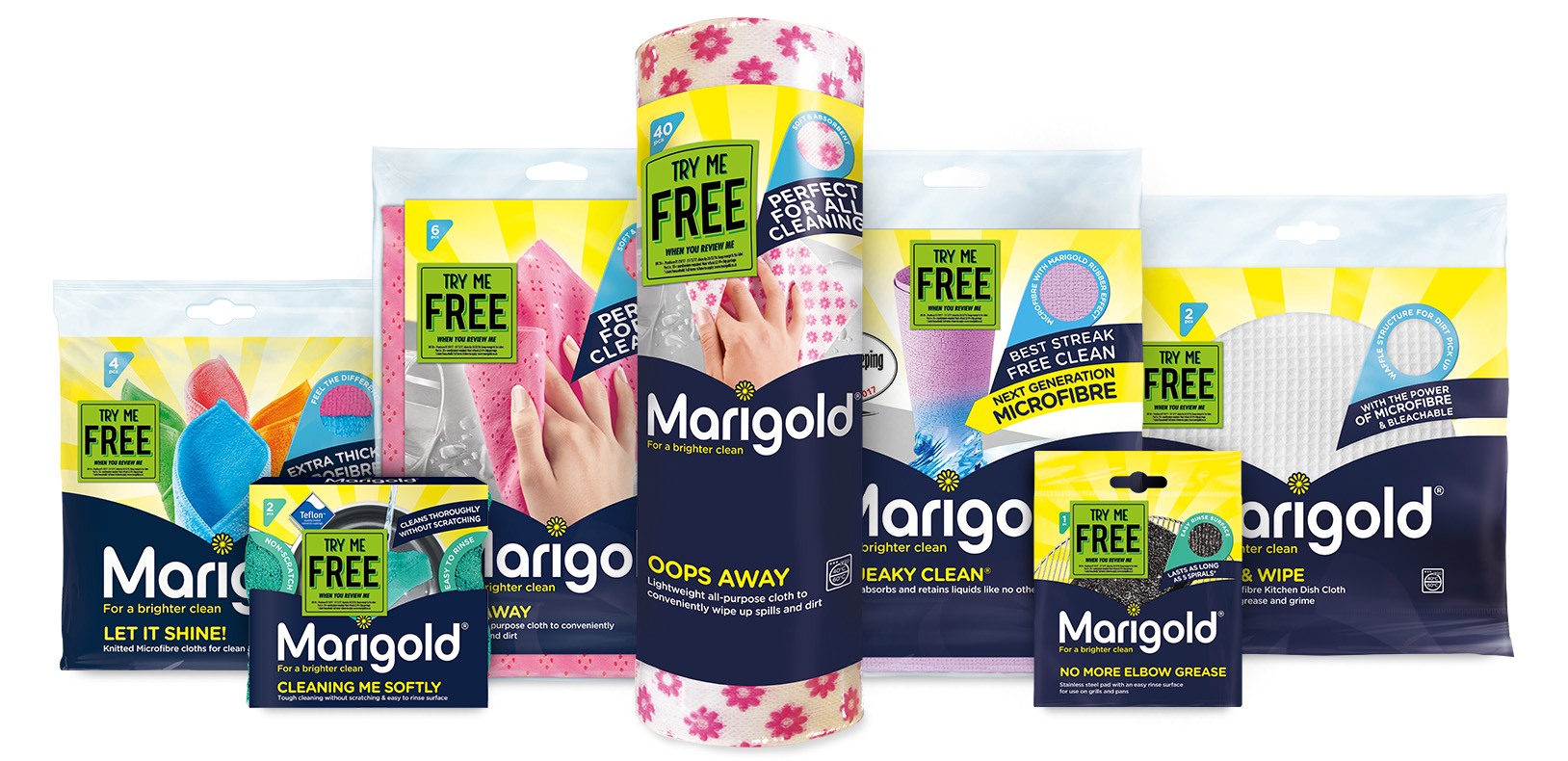 Iconic cleaning brand Marigold, which this year celebrates its 70th anniversary, launched a new nationwide ‘Try Me Free’ campaign from September 1st, 2017.