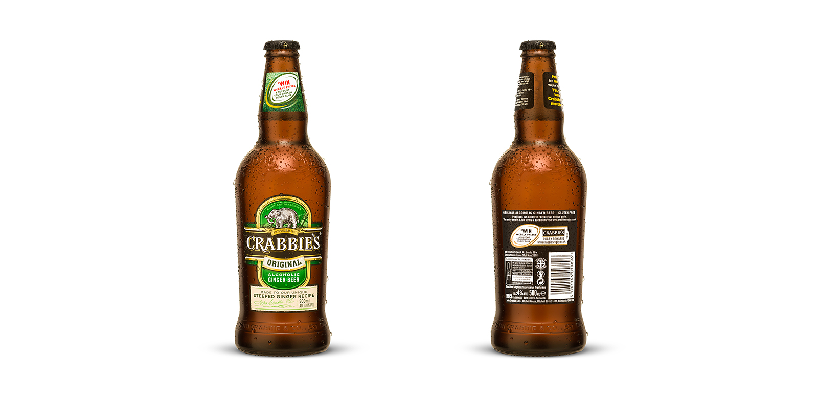 Crabbie’s, the Halewood-owned ginger beer brand, is running a Rugby Rewards on-pack promotion which benefits both consumers and the amateur clubs they support.