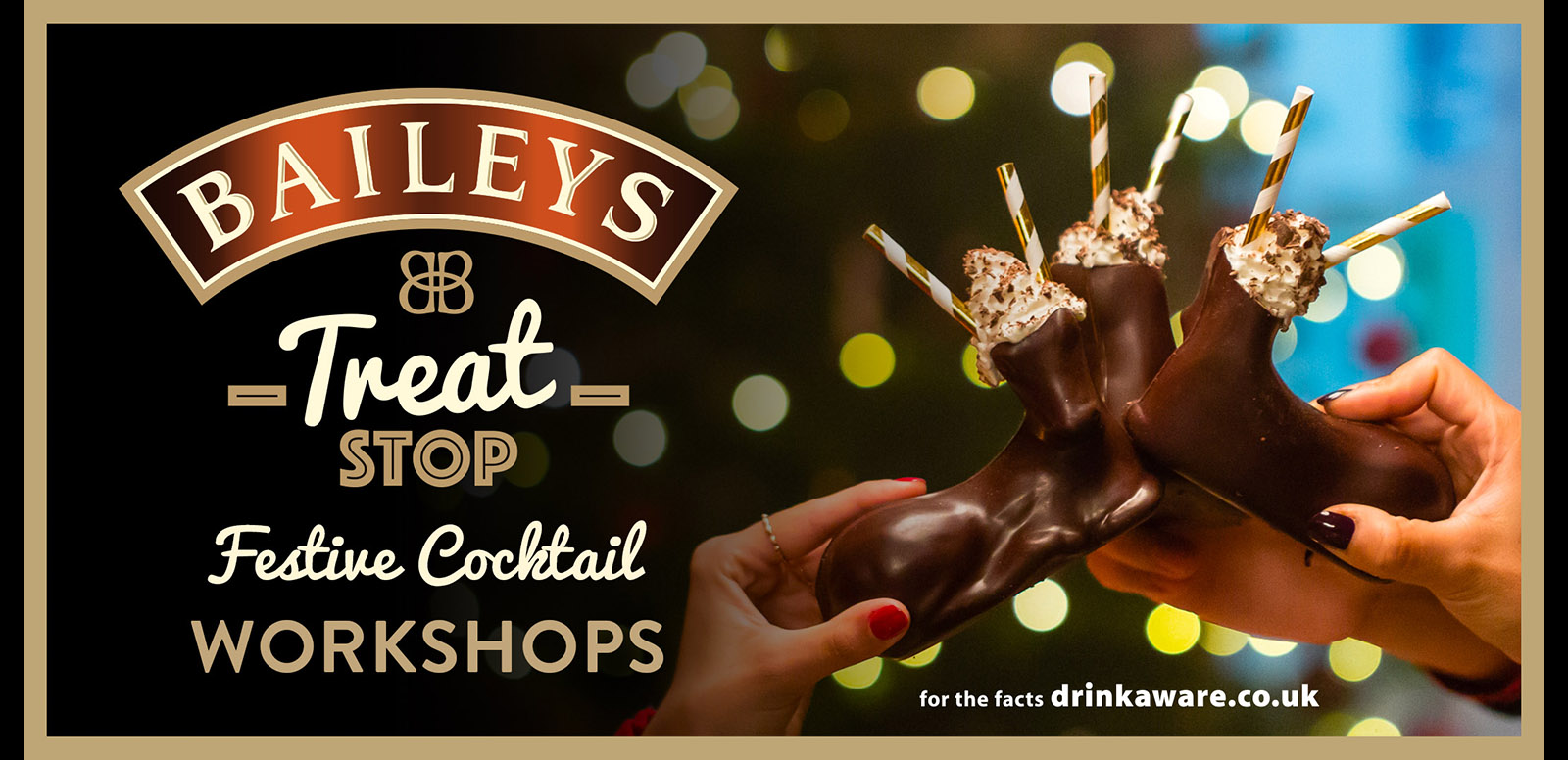 Baileys has launched Baileys Treat Stop, a pop-up featuring the Diageo liqueur brand’s first customisable bar menu, where people can transform lattes, hot chocolates and cocktails.