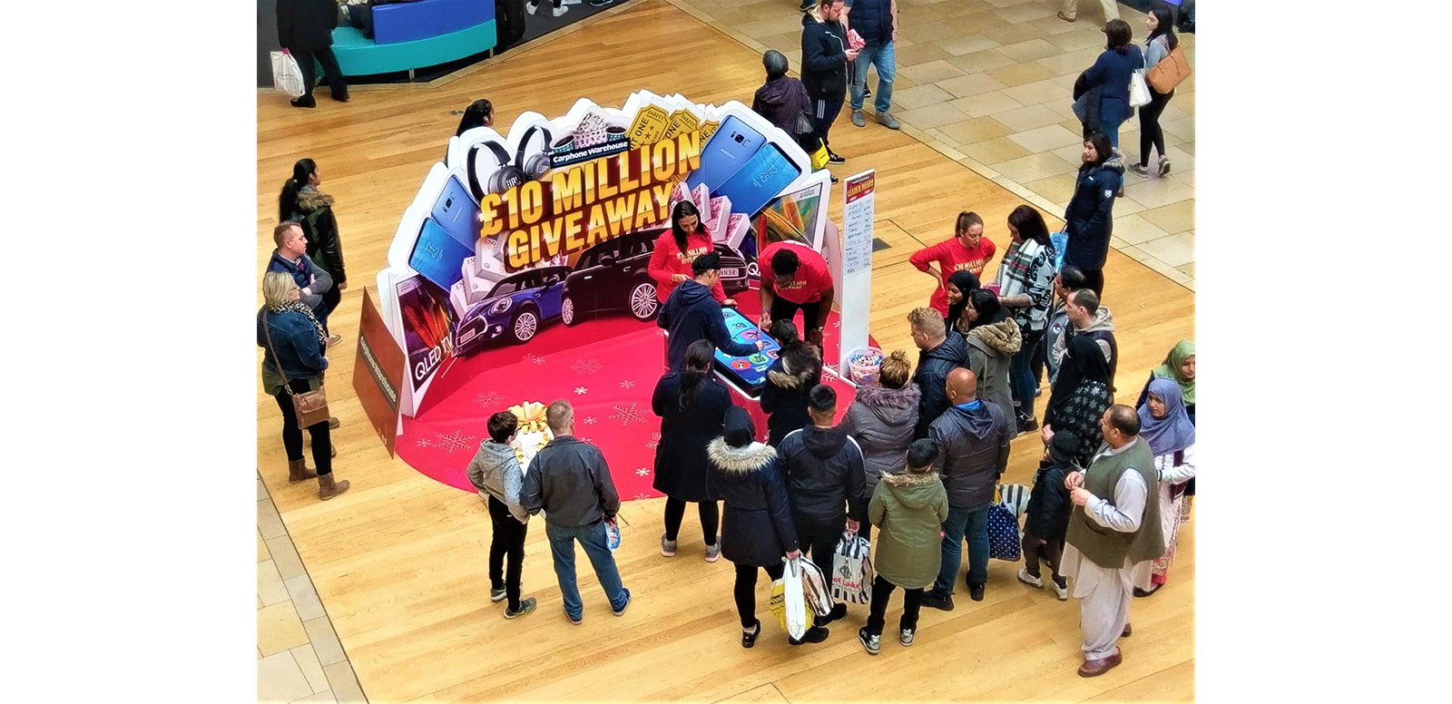 Carphone Warehouse has launched a £10m giveaway promotion, its biggest ever. The campaign gives customers a guaranteed reward for spending in store from November through to Christmas.