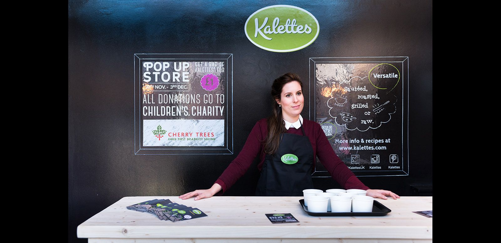 Tozer Seeds has been running a pop-up to promote Kalettes, a natural cross between kale and Brussels sprouts, at Hoxton's Railway Arch, Geffrye Street, London.
