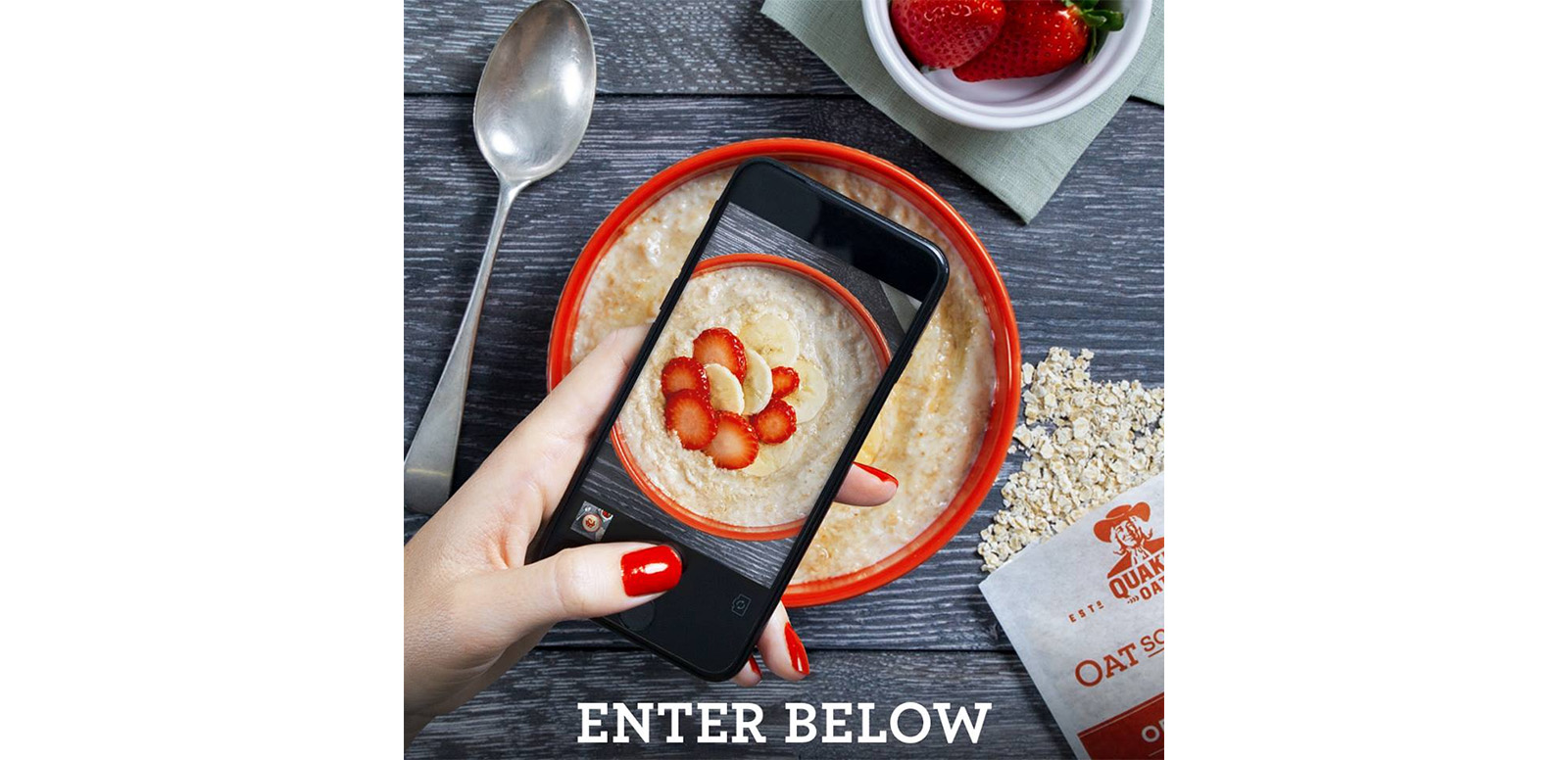 Quaker Oats is running an on-pack promotion offering 10 consumers the chance to win £10,000 (or €10,000 in the Republic of Ireland) by submitting photos of their creative and inspirational porridge bowl or overnights oats creations.
