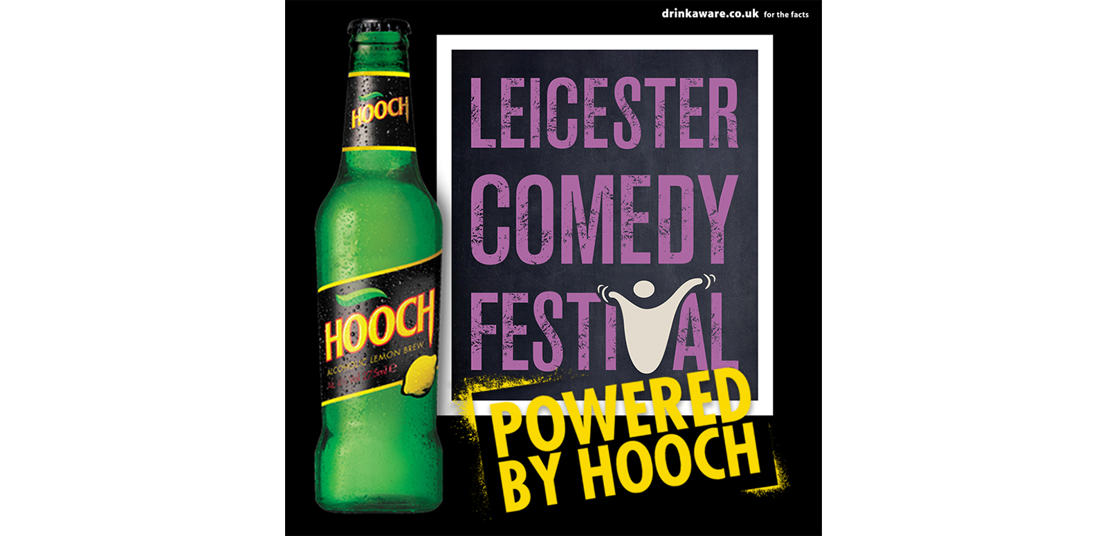 Drinks brand Hooch is exclusively sponsoring Leicester Comedy Festival, which celebrates its 25th anniversary this year and which expects to attract 120,000 people to more than 800 shows taking place in over 60 venues around the Midlands town.