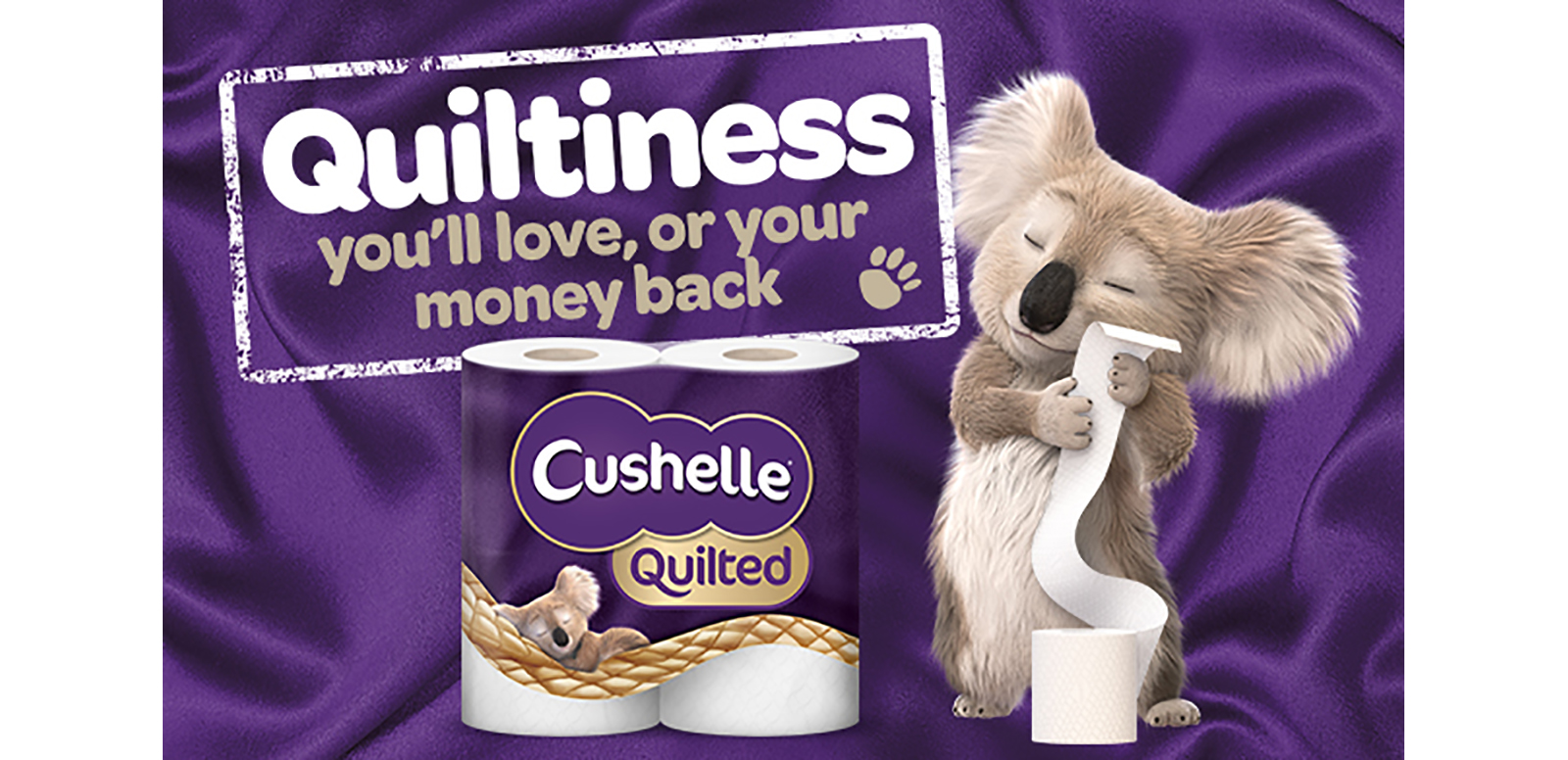 Essity, the Swedish health and hygiene group, is backing its new Cushelle Quilted toilet paper variant, launched in January, with an integrated below-the-line campaign aimed at helping drive awareness and trial of the new variant – which is claimed to be the brand’s “most cushiony-soft toilet tissue ever”.