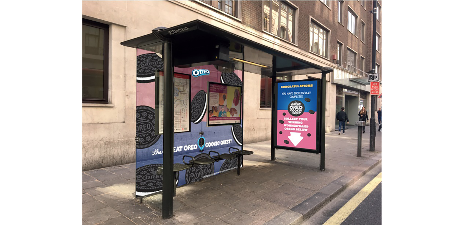Oreo, the world’s biggest-selling biscuit brand, has launched an innovative Out-Of-Home (OOH) campaign across London to drive purchase and participation in its 2018 Great Oreo Cookie Quest promotion.