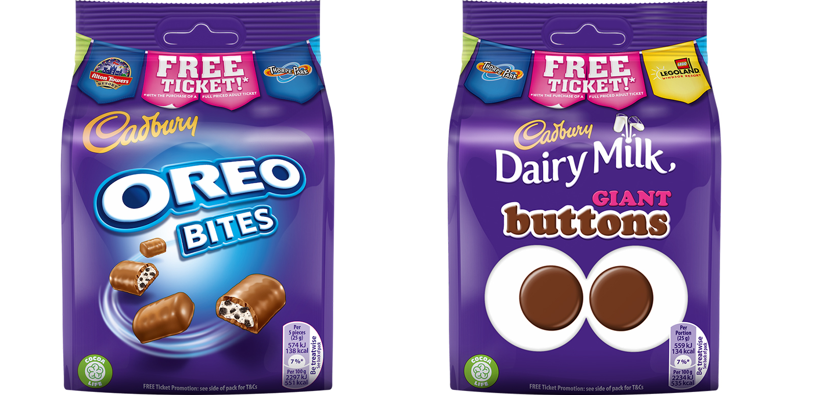 Cadbury and Merlin Entertainments’ partnership, offering consumers free tickets for memorable days out during summer, is set to continue for a third year running.