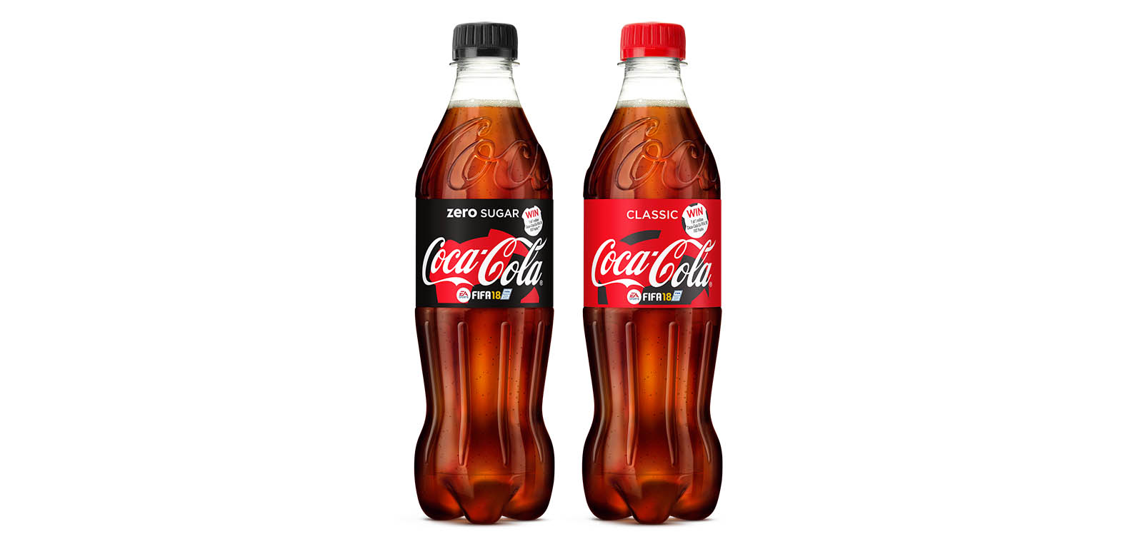 Coca-Cola European Partners (CCEP) has linked up with video game publisher EA and its market leading football game FIFA 18, for a massive on-pack promotion celebrating the soft drink brand’s sponsorship of the 2018 FIFA World Cup.