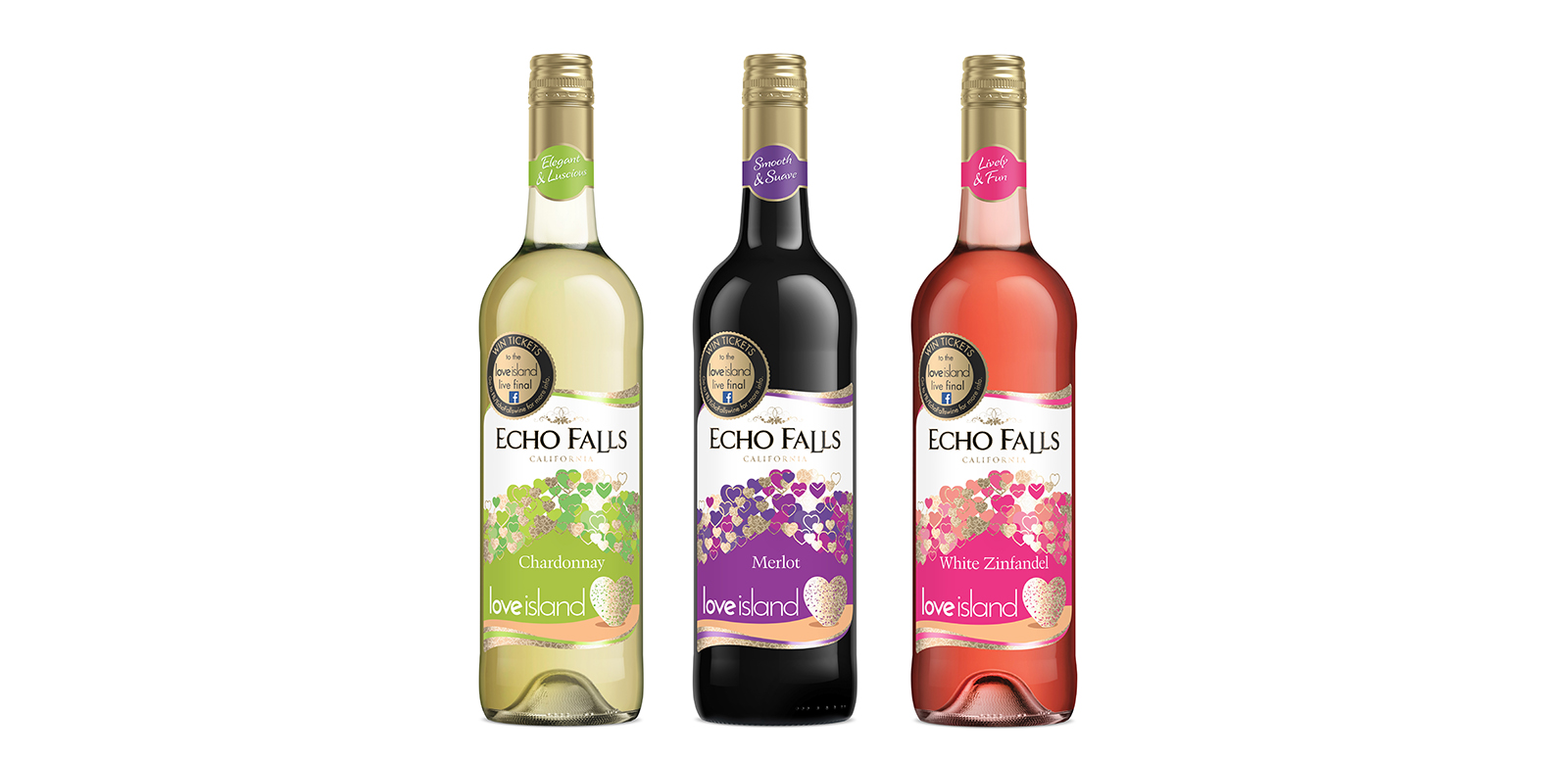 Accolade Wines has announced that its Echo Falls brand will be the drinks partner of what is likely to be the summer’s hottest TV show, Love Island 2018, on ITV2, and will be offering the chance to win tickets to the live Love Island final.