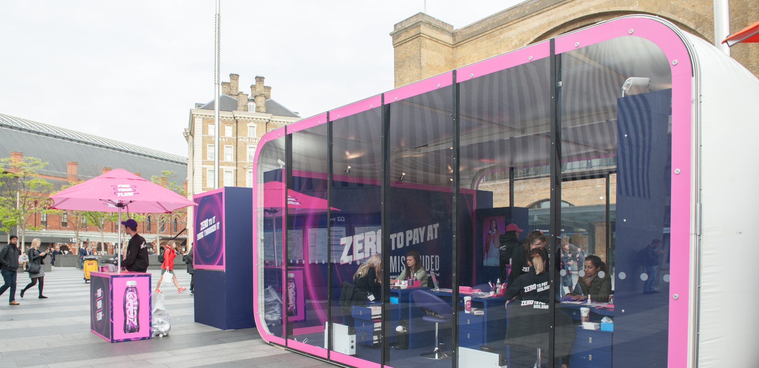 Travel hubs offer fantastic spaces for a full spectrum of promotional activity ranging from sampling to immersive experiential activations, says Andrew Bodwick of SpaceandPeople