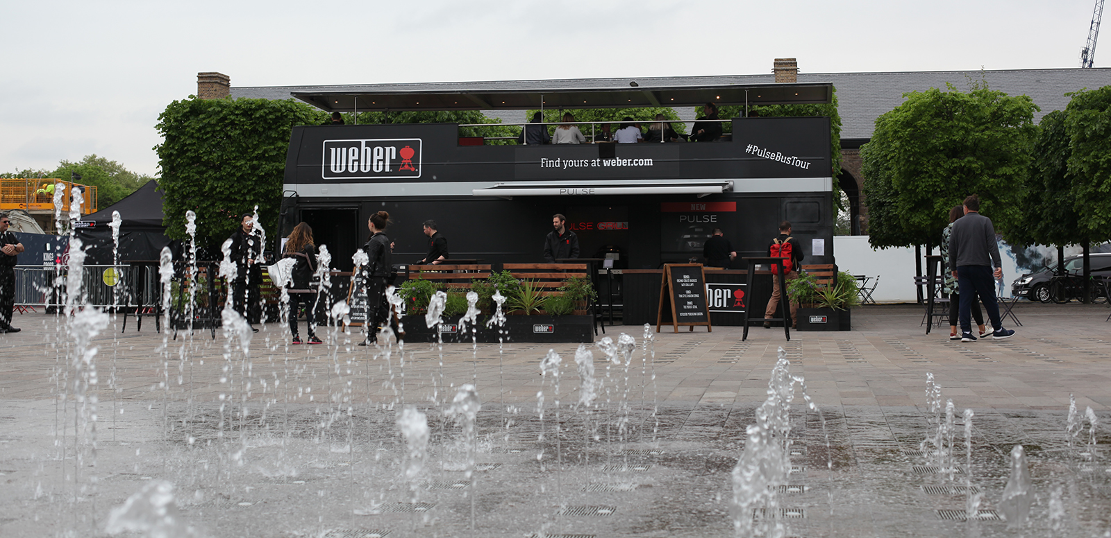 Lifestyle brand Weber, the world's best-known brand in barbecuing, is promoting the launch of its new grill, Pulse, with a European roadshow appearing in 11 separate cities over 12 weeks.