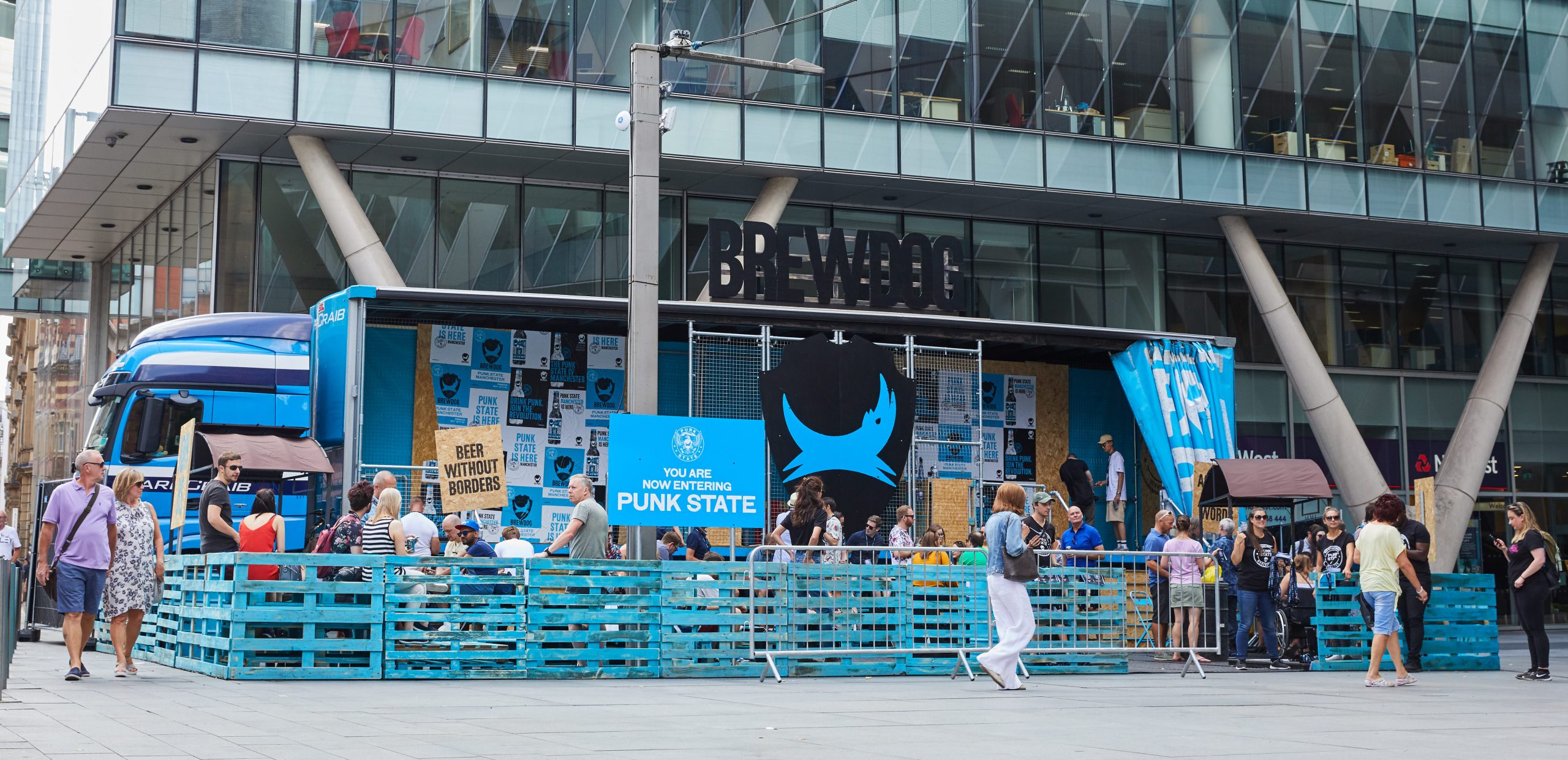 Independent craft brewer BrewDog is supporting its flagship beer, Punk IPA, with a series of 'Punk State' activations across key UK cities this summer.