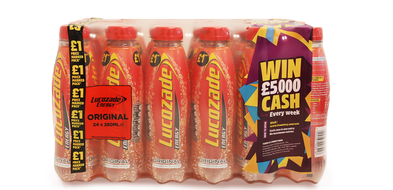Lucozade Ribena Suntory (LRS) is giving away £5,000 cash to 12 lucky retailers from now until the end of September as part of a new competition rewarding the independent channel.