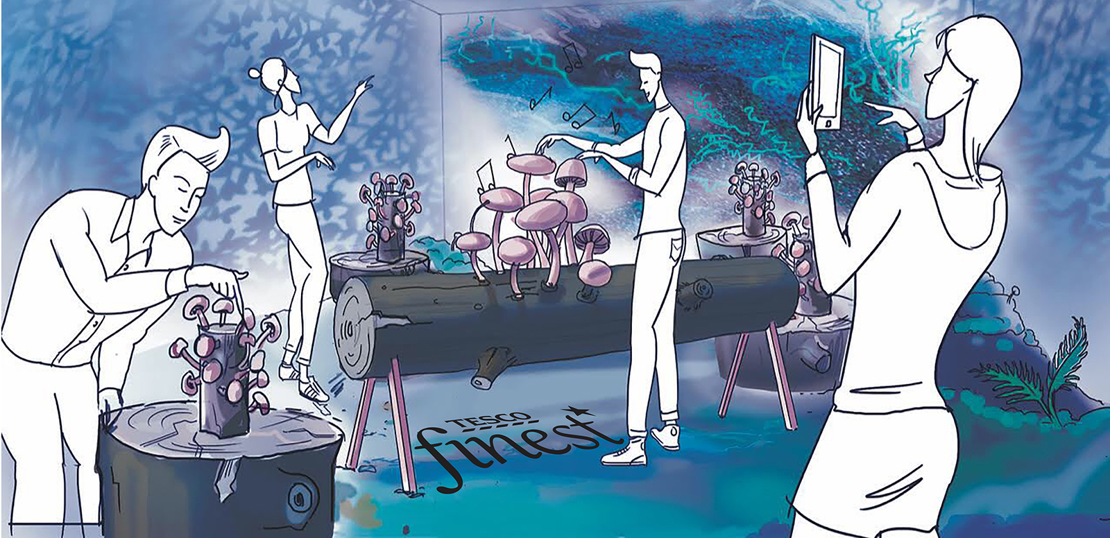 To mark the 20th anniversary of Tesco Finest, the retailer’s premium, own-brand food range, Tesco is inviting food-lovers to a free immersive exhibition, curated with the help of ‘food alchemists’ Bompas & Parr, at Kachette in Shoreditch from 11th to 13th October.